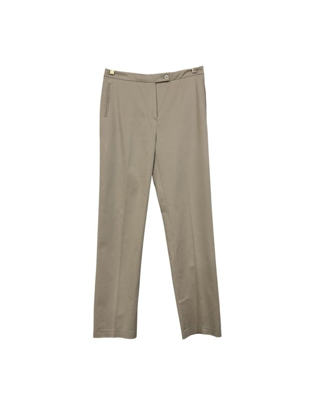 Vintage Irene Van Ryb Straight Leg Dress Pants Beige Minimalist Trousers M